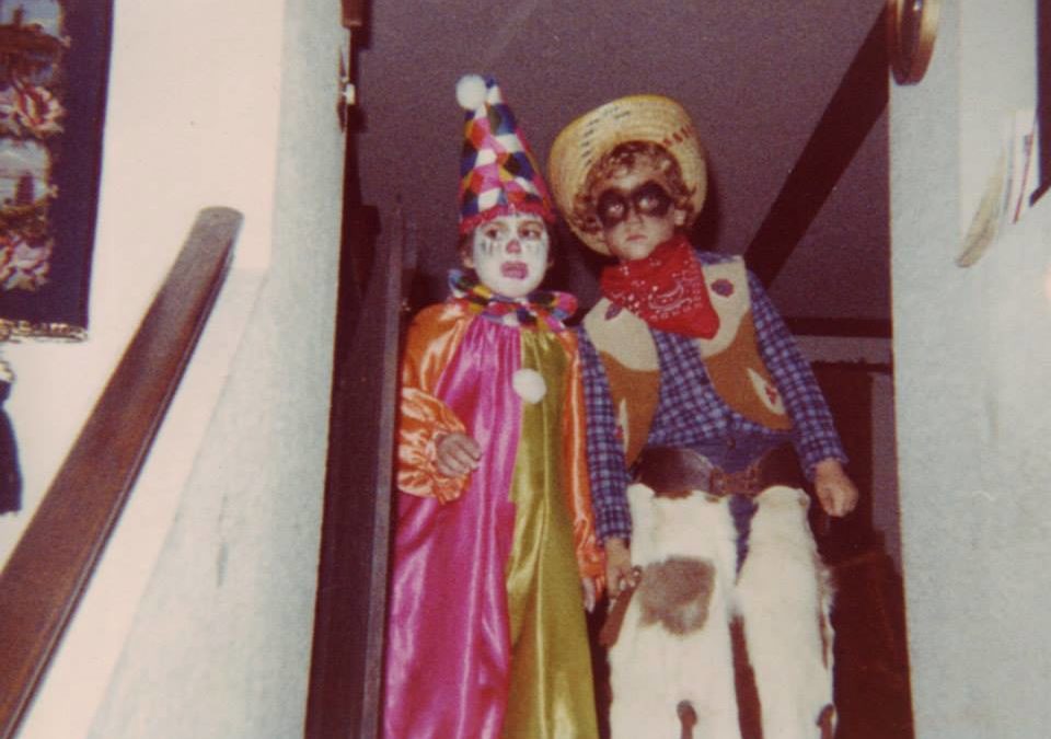 clown costume cowboy costume halloween