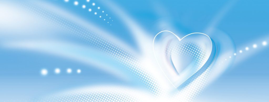 heart in blue sky representing gratitude
